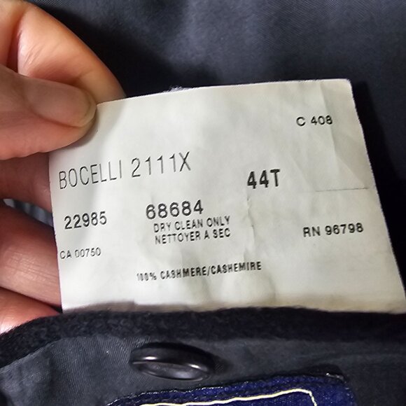 Coppley 100% Cashmere Black Blazer Jacket 44T Quiet Luxury Old Money Formal - Picture 5 of 11